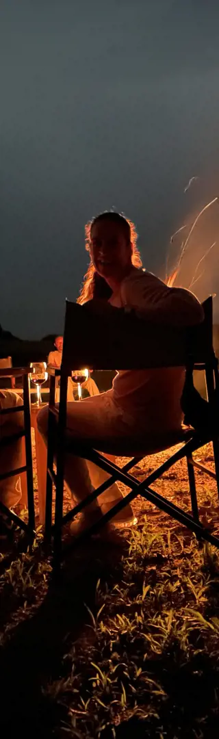Lagerfeuer im Busch